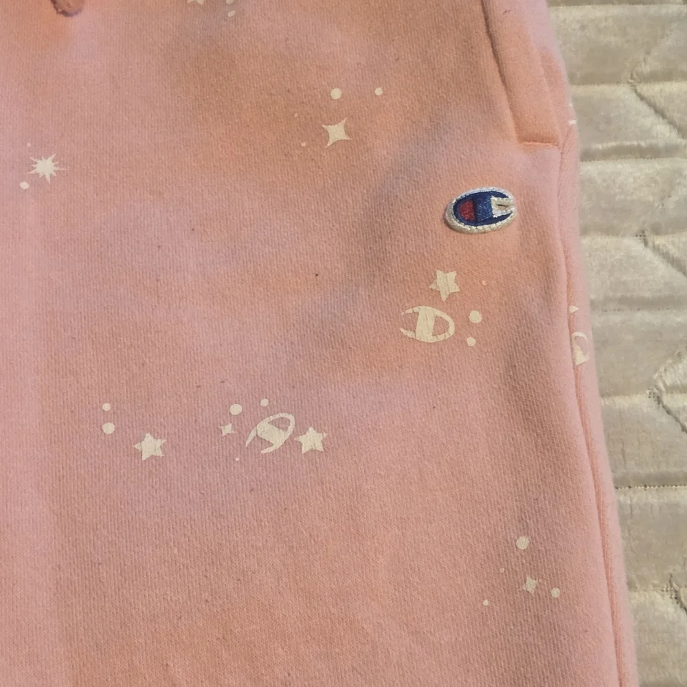 Champion Kids Pink Sweatpants Girls Size L - Picture 3 of 8